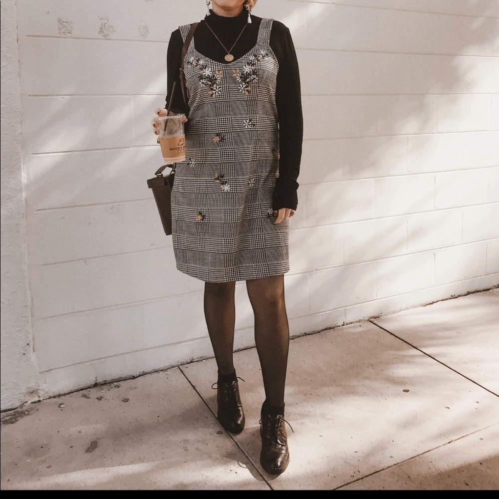 Topshop overall dress